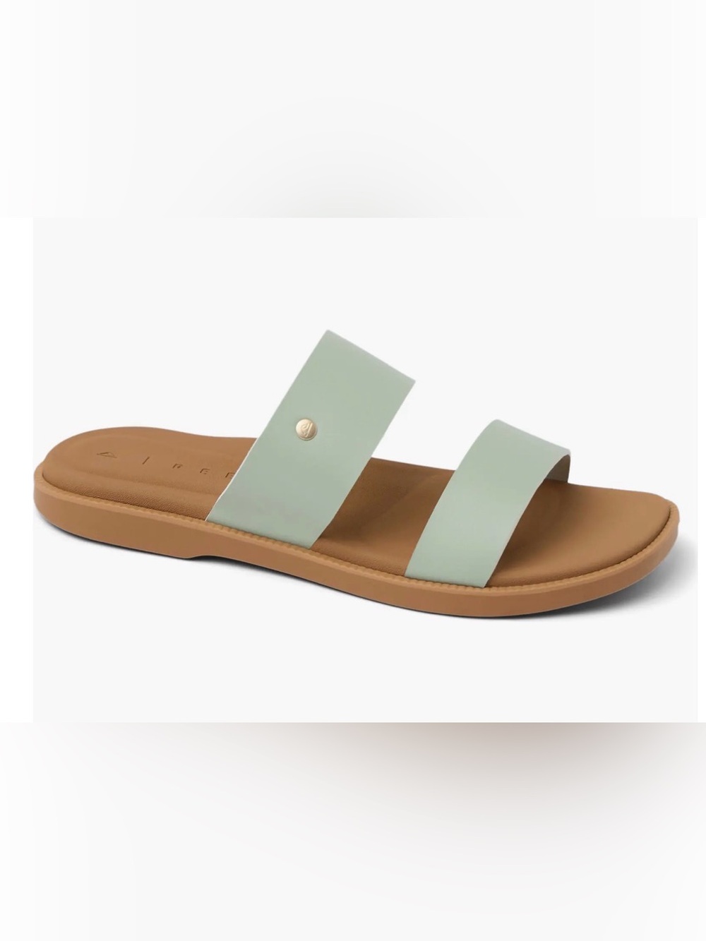 Reef Sunny Alisah Sage Double-Band Slide Sandal SZ7 NWOT
